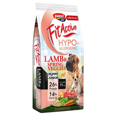 FitActive Originals Puppy Hypoallergenic Lamb & Spring Veggies 15kg