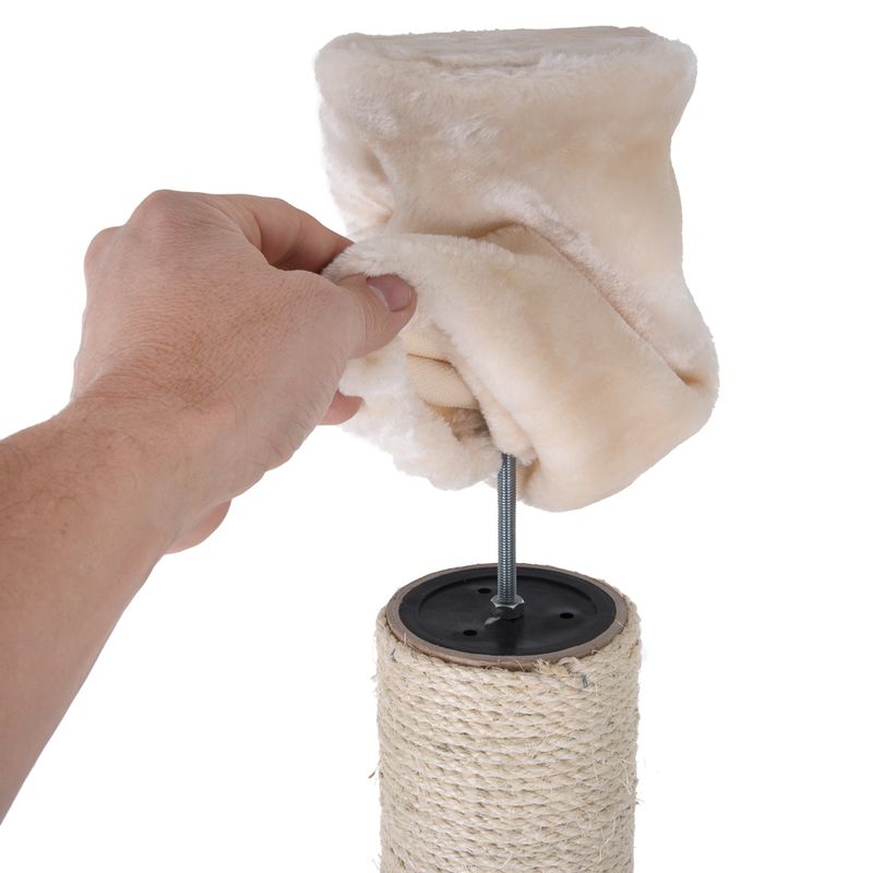 Natural Paradise Ceiling Cat Tree - Magnolia Cream