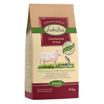 Lukullus Cold-Pressed Charolais Beef & Trout 1.5kg