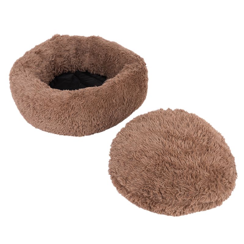 TIAKI No Stress Cuddly Bed - Beige Small: 75 x 25cm (Diameter x H)