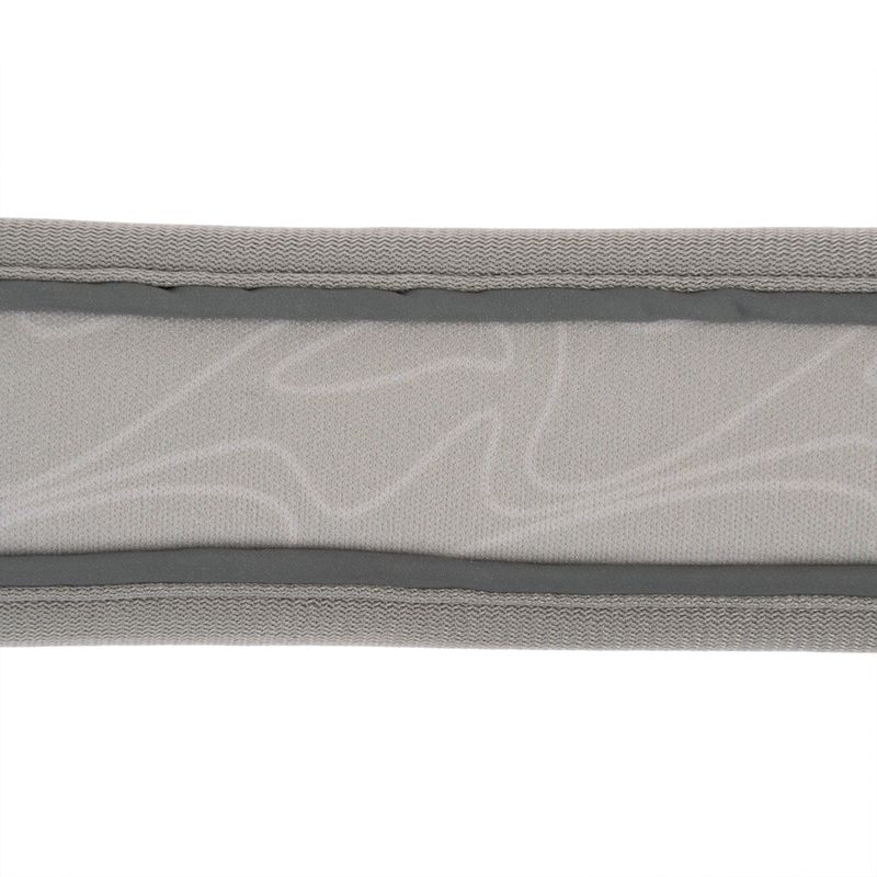 TIAKI Collar Soft & Safe, grey matching leash: 200 cm long, 20 mm wide