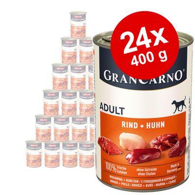 animonda GranCarno Original Saver Pack 24 x 400g Salmon & Spinach