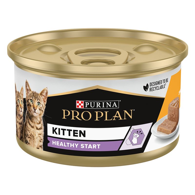 PURINA PRO PLAN Kitten Healthy Start 24 x 85 g Chicken