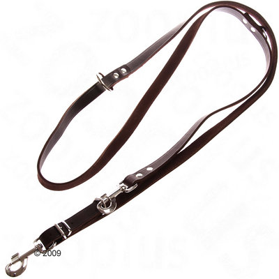Heim Riveted Dog Lead - Brown 240cm