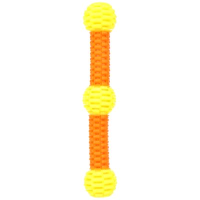 Flamingo Dog Toy Lipa Stick with Balls Size S: 4.9 x 28cm