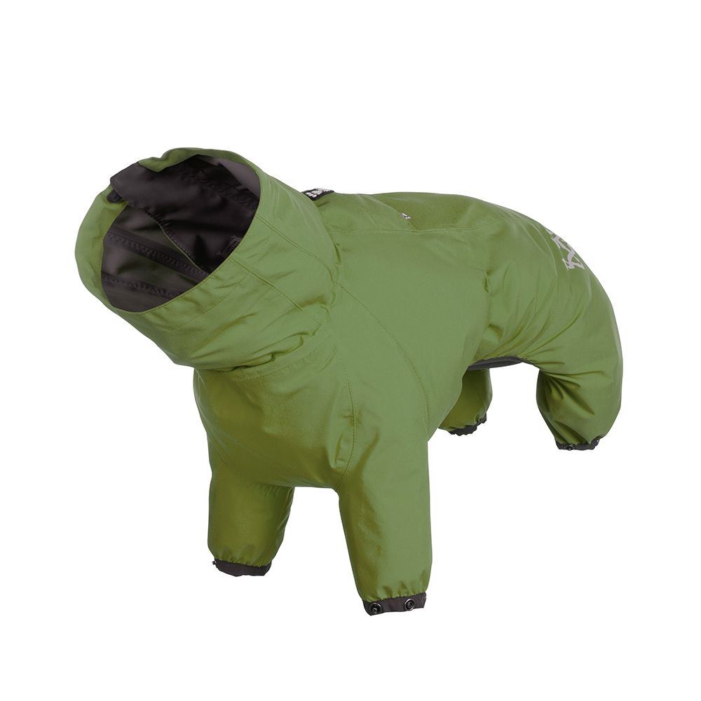 Hurtta Bare Rain Overalls Pine approx. 35cm Back Length