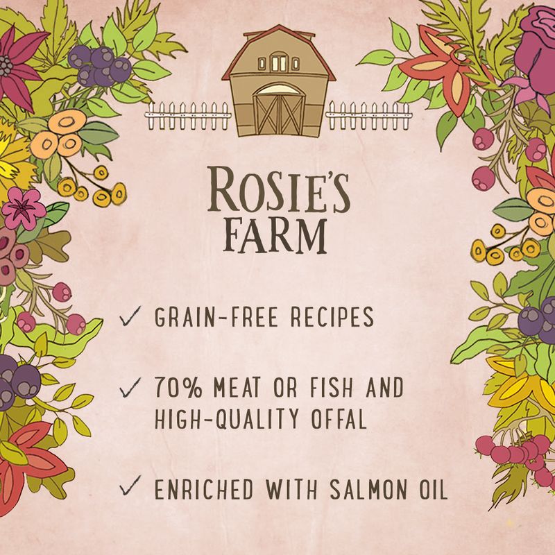 Rosie's Farm Kitten Playful Dinner with Chicken & Trout 16 x 100g