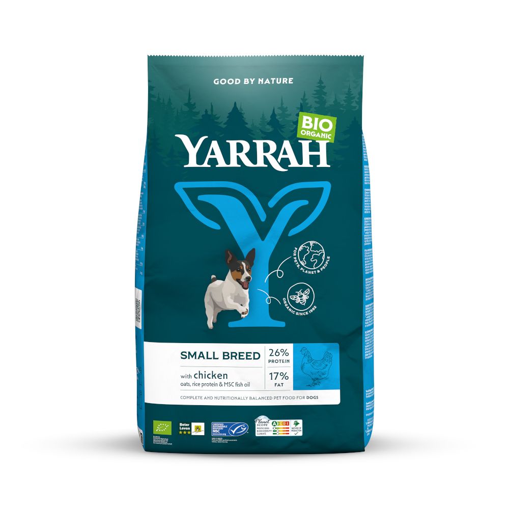 Yarrah Organic Small Breed with Organic Chicken 2kg