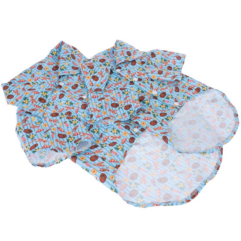 TIAKI Hawaiian Shirt for Dogs approx. 35cm Back Length