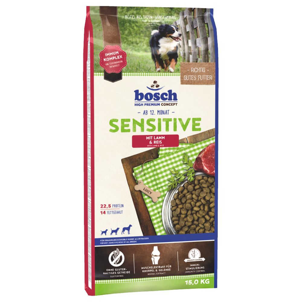 bosch Sensitive Lamb & Rice Dry Dog Food 15kg