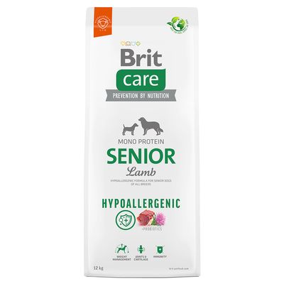 Brit Care Dog Hypoallergenic Senior Lamb & Rice 12kg