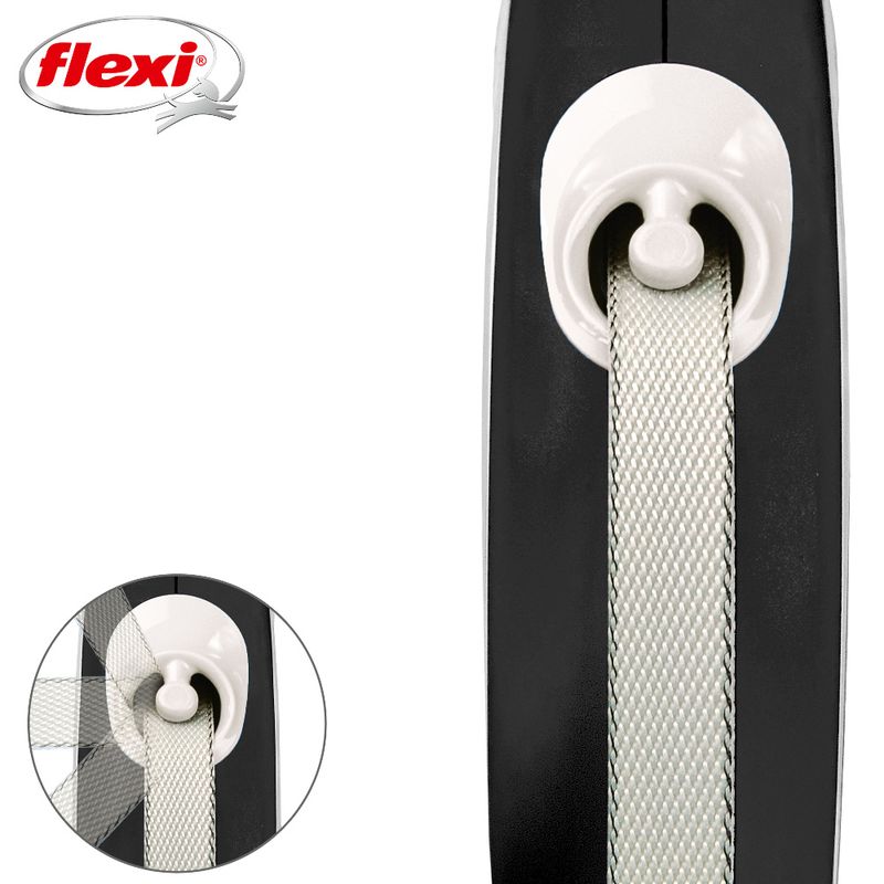 flexi New Comfort Strap Lead M Black – 5m Extra accessories: Multibox black