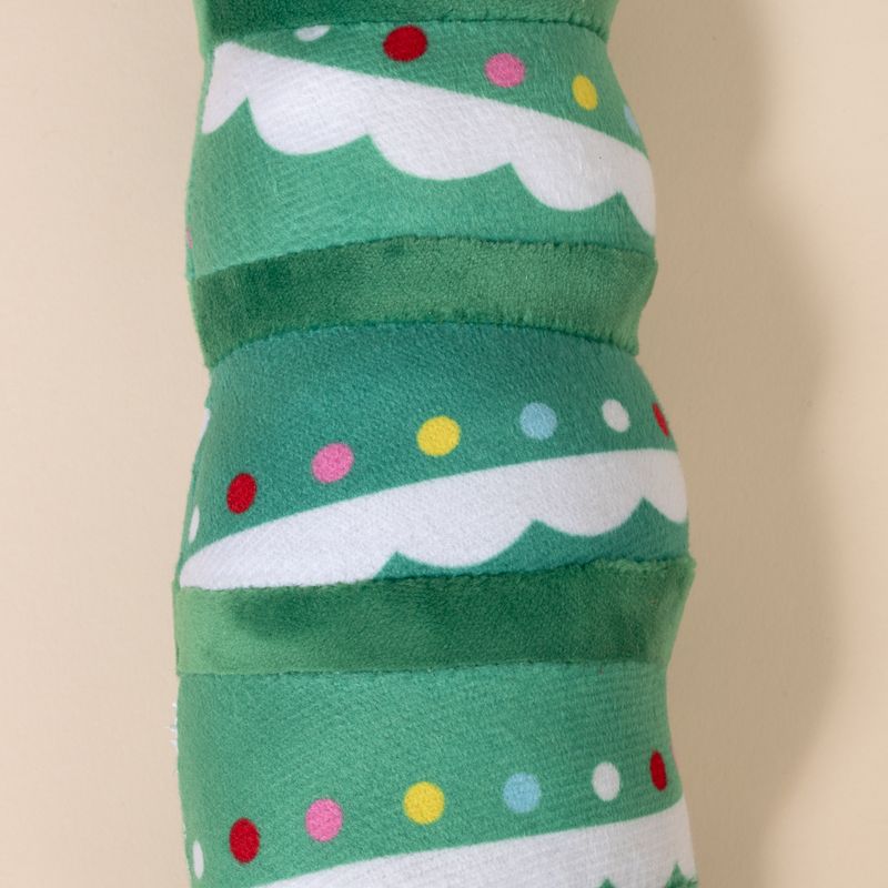 TIAKI Christmas Tree Plush Dog Toy diameter 8 x (L) 31 cm