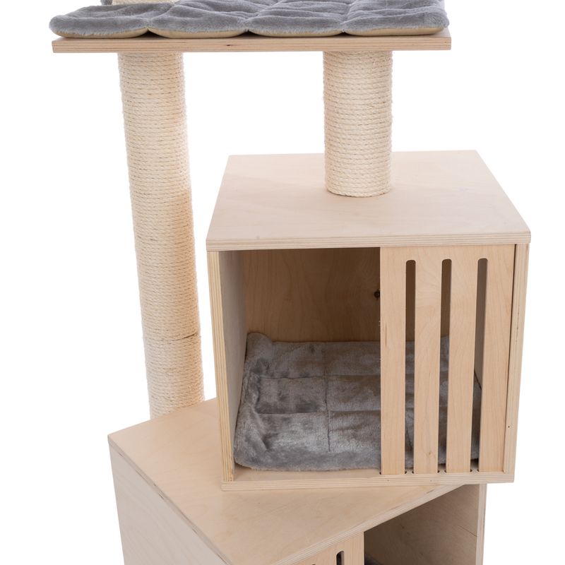 Natural Paradise Silene Cat Tree Light Grey