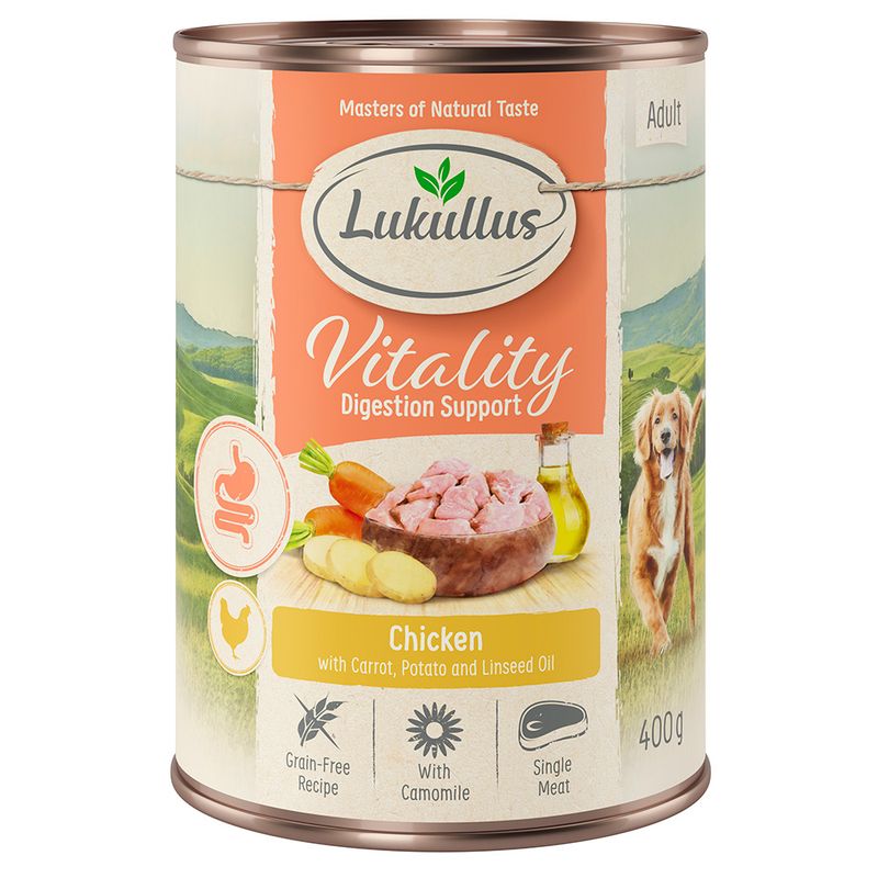 Lukullus Vitality Digestion: Chicken (Grain-Free) 6 x 400g