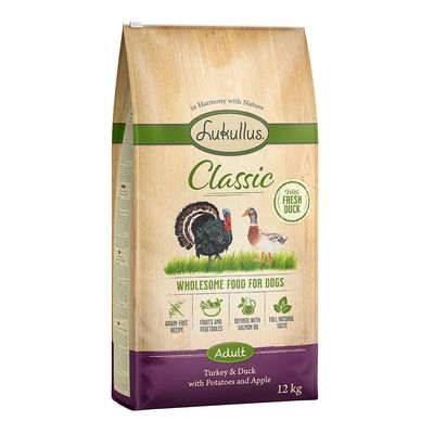 Lukullus Classic Grain-Free Turkey & Duck 1kg