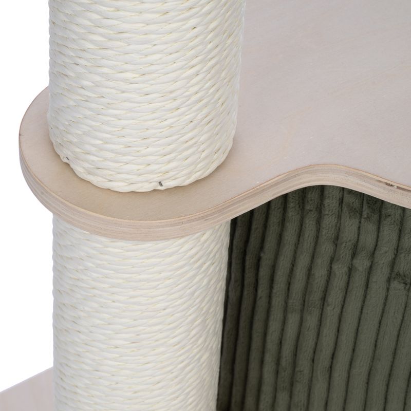 Modern Living Helsinki Scratching Tree S Army Green/Cream
