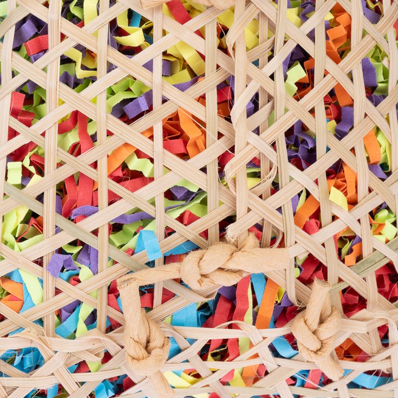 TIAKI Shredding Basket Bird Toy approx. 38 x 18 x 6.5cm (L x W x H)