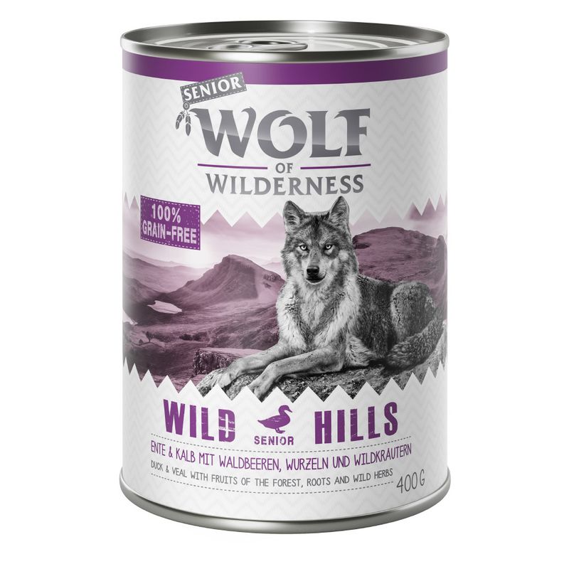 Wolf of Wilderness Senior Saver Pack 24 x 400g Mixed Pack