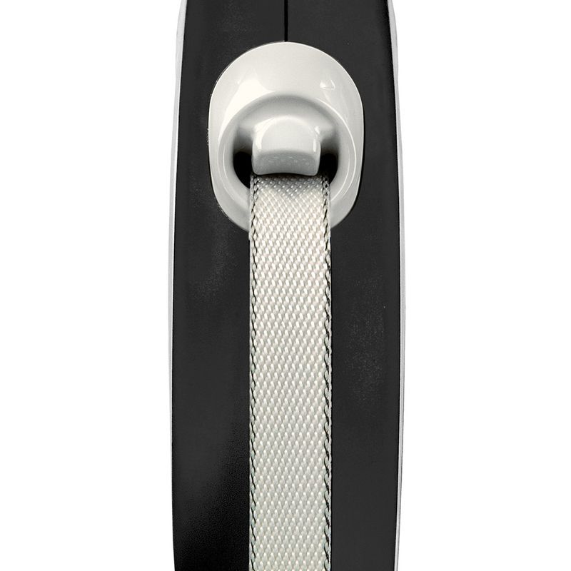 flexi New Comfort Strap Lead S – Black, 5m Lead: 5m long