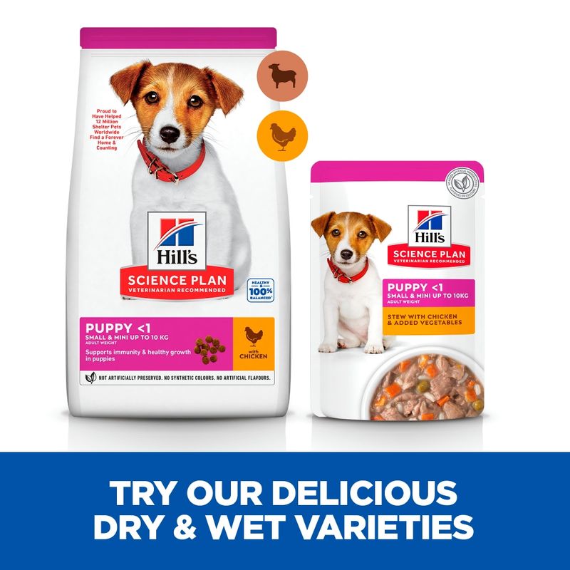 Hill`s Science Plan Puppy Small & Mini Lamb & Rice 1.5kg