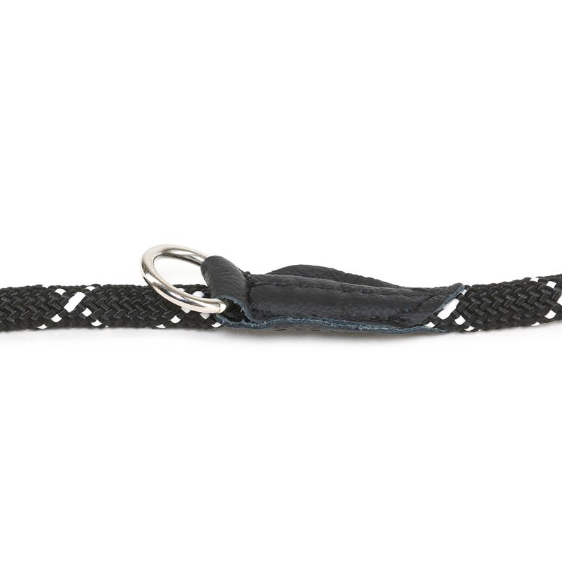JULIUS-K9 IDC® Adjustable Rope Lead Black: 220cm Length, diameter 12mm