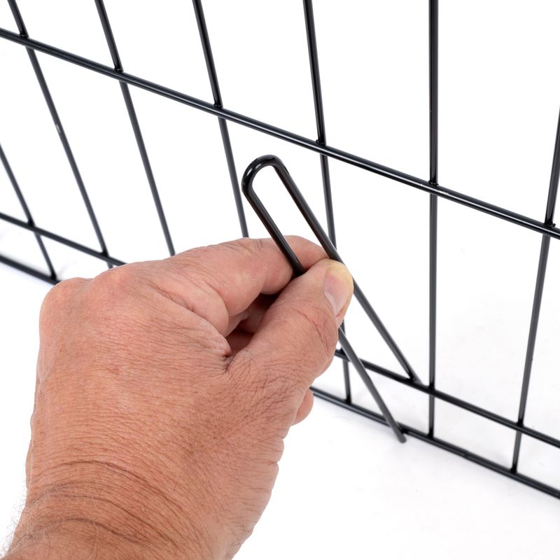 TIAKI High Metal Puppy Pen 8 panels each 61 x 106cm (W x H)