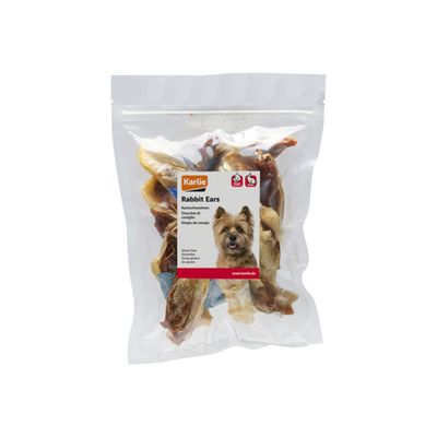 Karlie Dried Rabbit Ears with Duck 250g