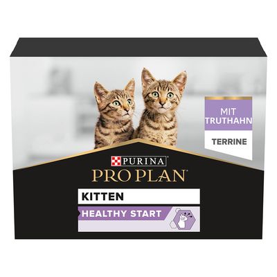PURINA PRO PLAN Kitten Healthy Start 10 x 75g Turkey