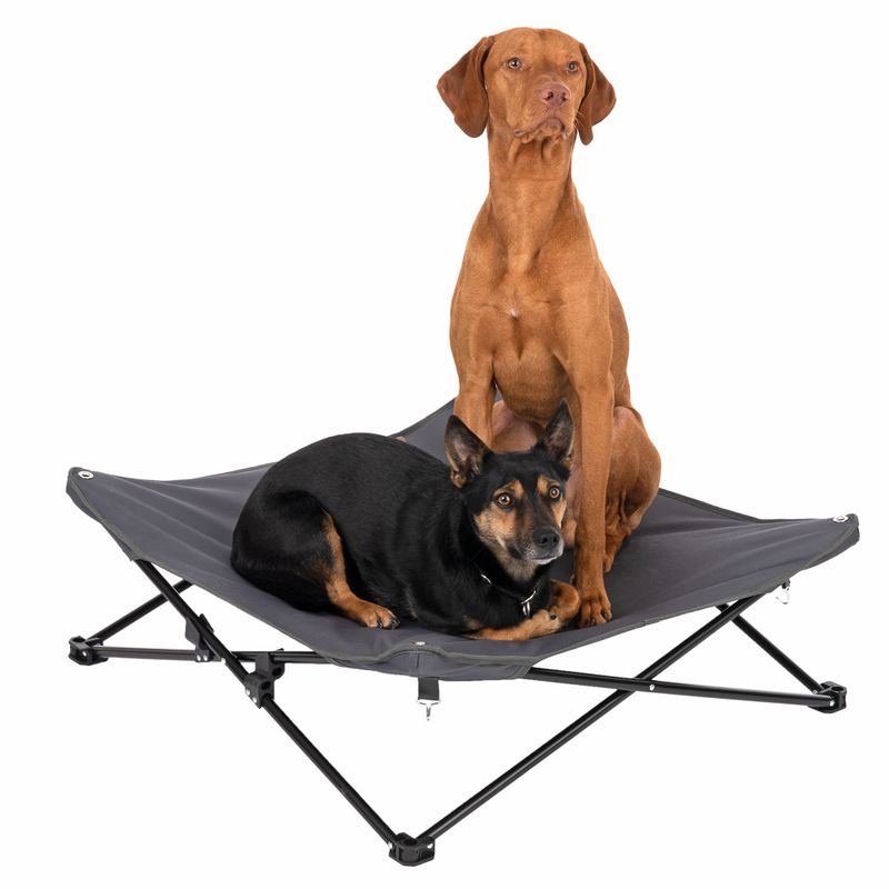 TIAKI Sun Stripes dog bed L 80 x W x H 80 x 30 cm