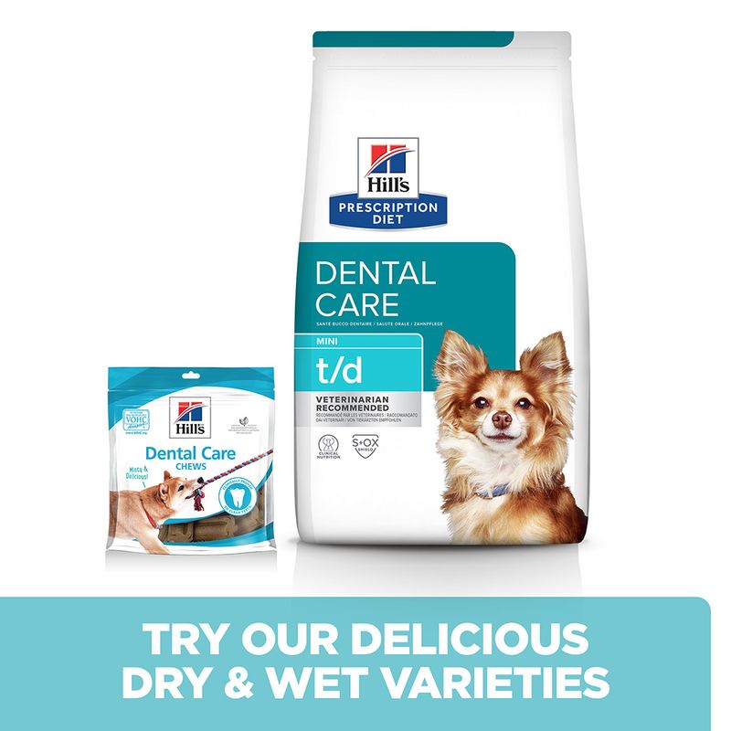 Hill's Prescription Diet Canine t/d Mini Dental Care 3kg