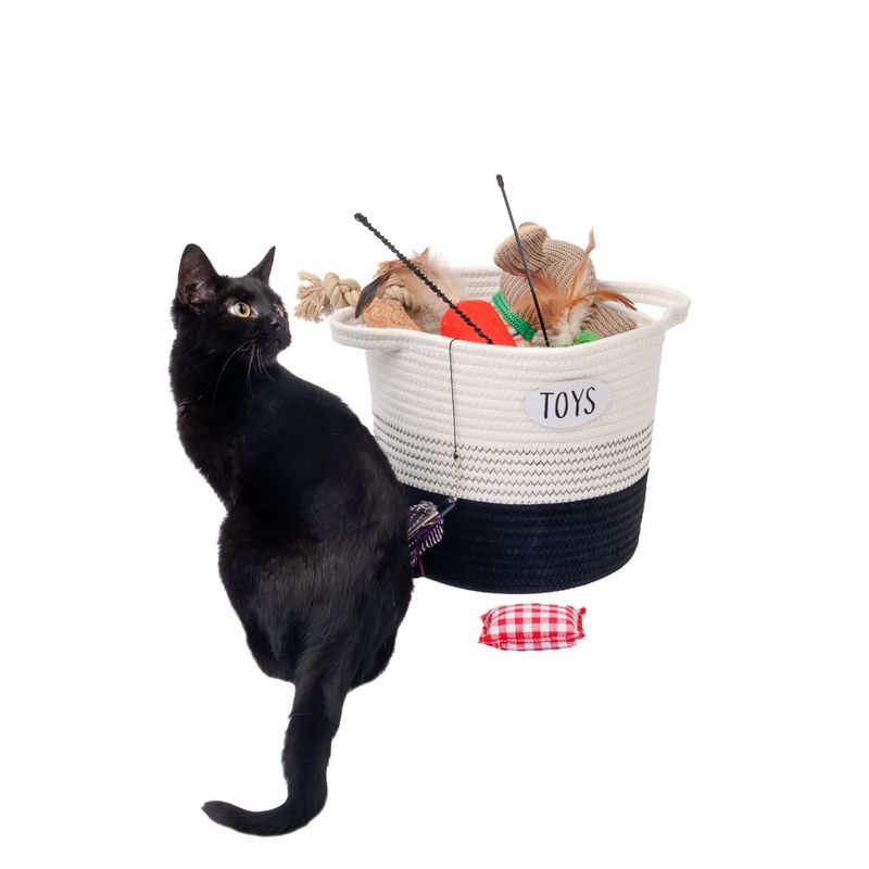 TIAKI Toy Storage Basket Diameter 27 x H 24 cm