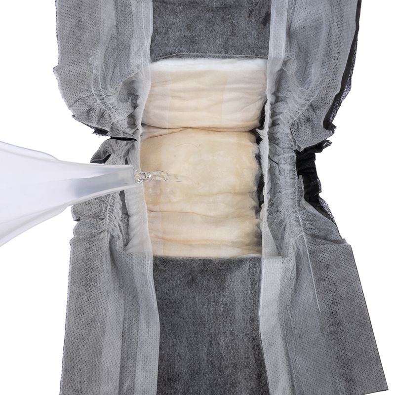 kooa Male Diapers with Bamboo Size XS: 20 - 26 cm, 12 Nappies