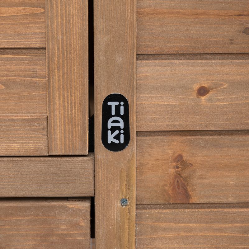 TIAKI Ranch Wooden Chicken Coop (Optionally Expandable) Attached Enclosure: 116 x 78 x 89.8 cm (L x W x H)