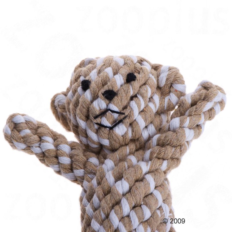 Dog Toy Cotton Rope Animal Monkey approx 18cm