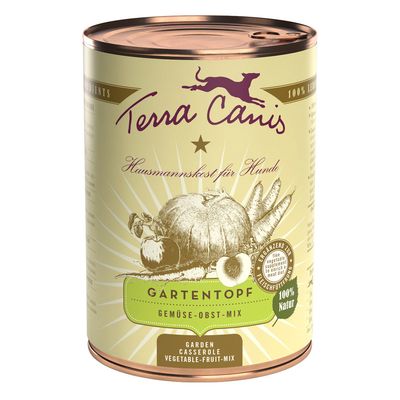 Terra Canis Garden Crop - Fruit & Vegetable Mix 6 x 400g