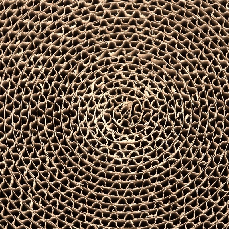 Cardboard Cat Furniture Relax Winter Edition diameter 39 x (H) 14.5cm