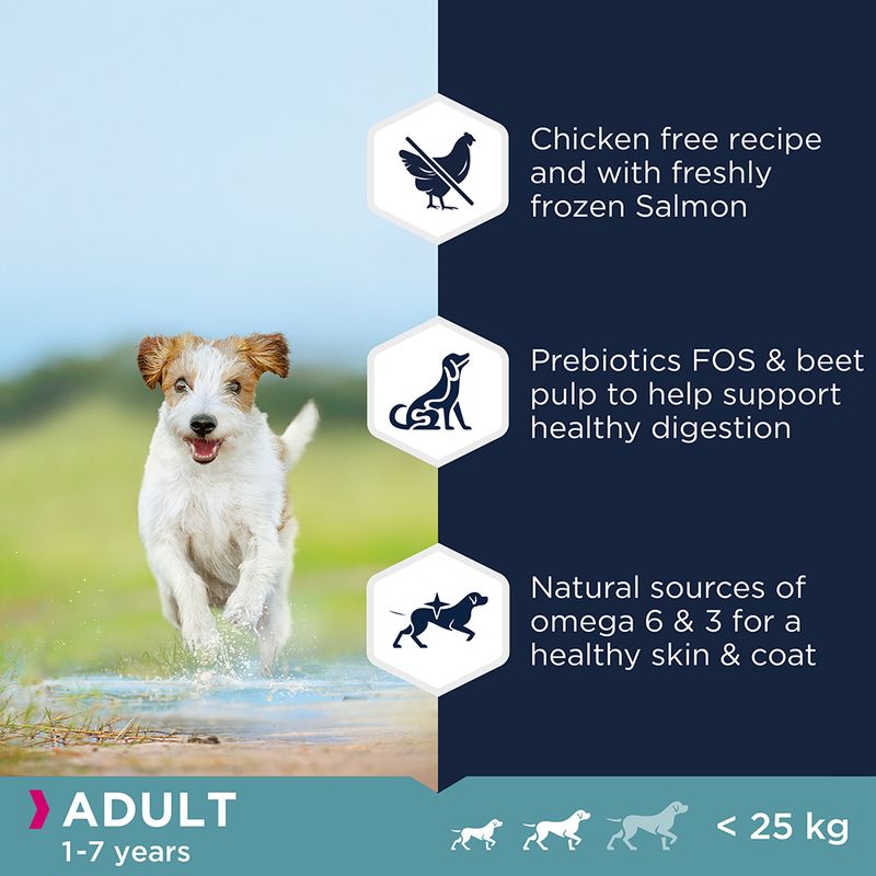 Eukanuba Grain-Free Small & Medium Breed Adult with Ocean Fish 12kg