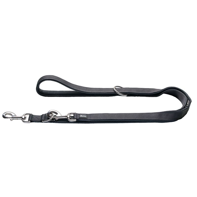 HUNTER Divo & Maldon lead, grey 190 cm long, 15 mm wide