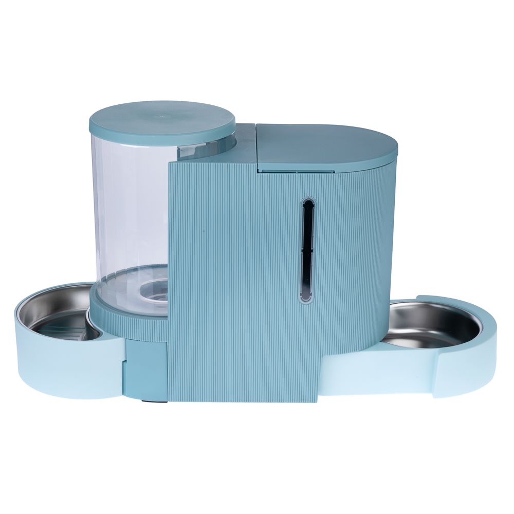 TIAKI Light Blue Food and Water Dispenser Up to 1.3kg Dry Food & 3L Water