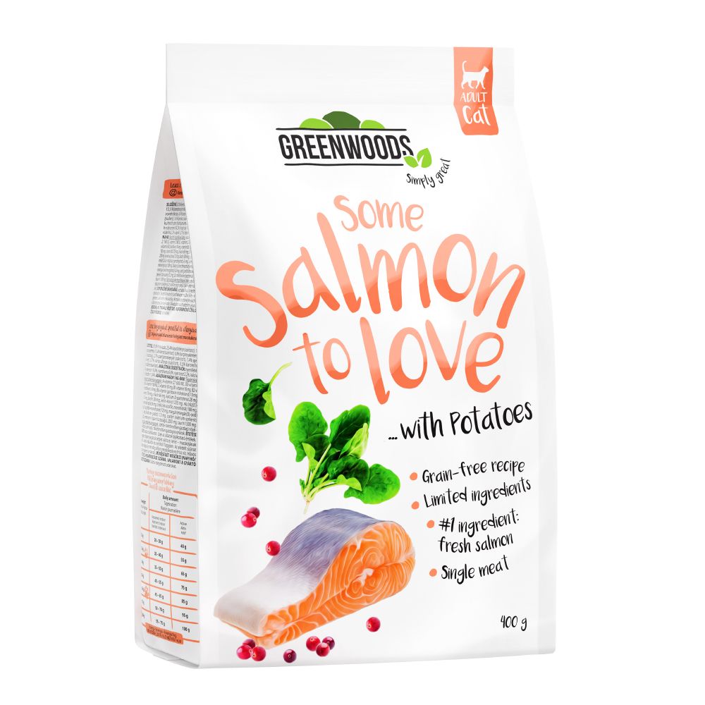 Greenwoods Salmon with Potatoes, Spinach & Cranberries 400g