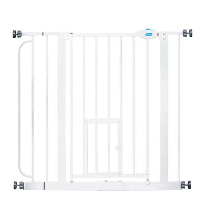 Carlson Pet Gate with Cat Flap Height 76.2cm, Width 73.66 - 92.71cm