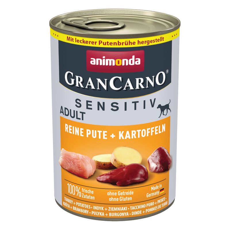 animonda GranCarno Adult Sensitive 24 x 400g Pure Beef & Potatoes