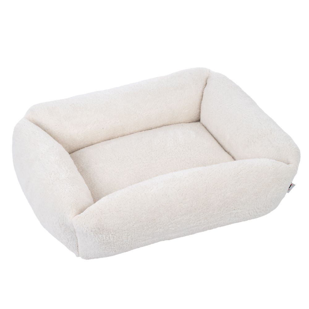 TIAKI Lazy Bear Dog Bed – Ecru Size M: 70 x 55 x 20cm (L x W x H)