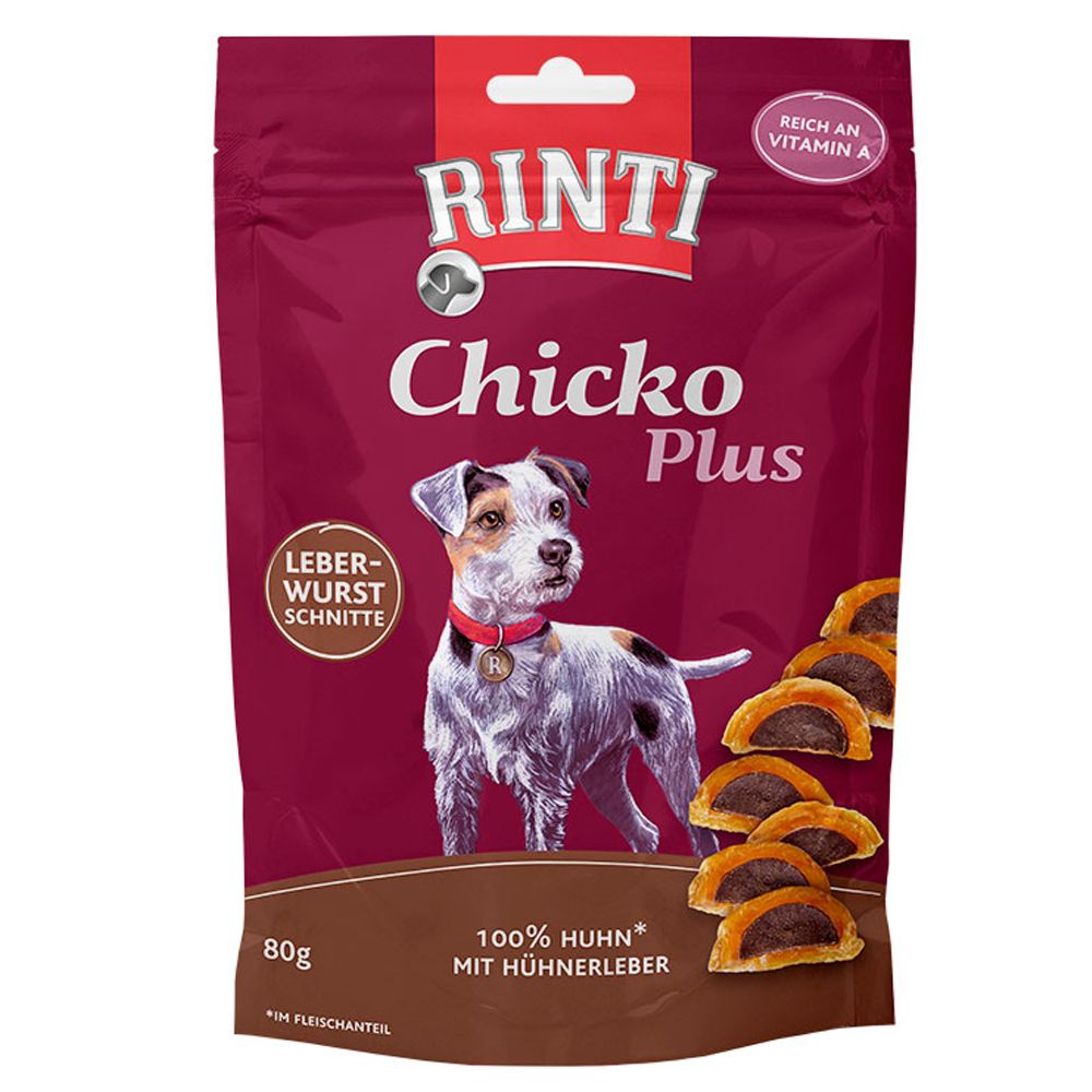 RINTI Chicko Plus Liver Sausage Slices 80g