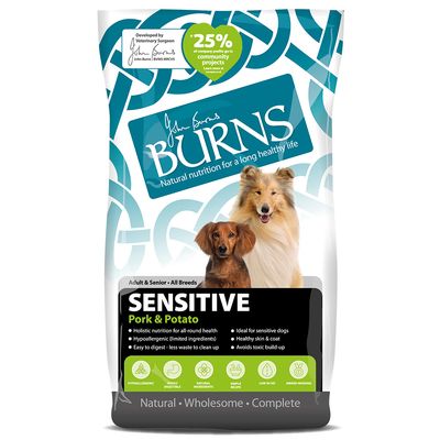 Burns Adult & Senior Sensitive Pork & Potato 12kg