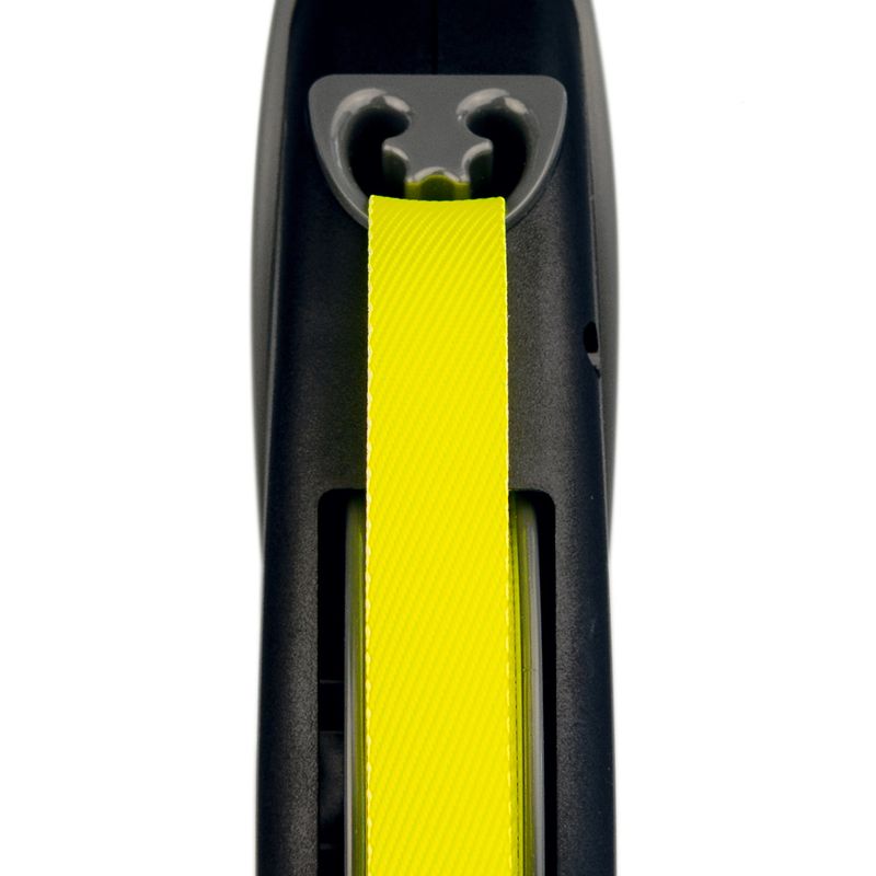 flexi Giant Professional Harness 10m Lead Black & Neon Yellow