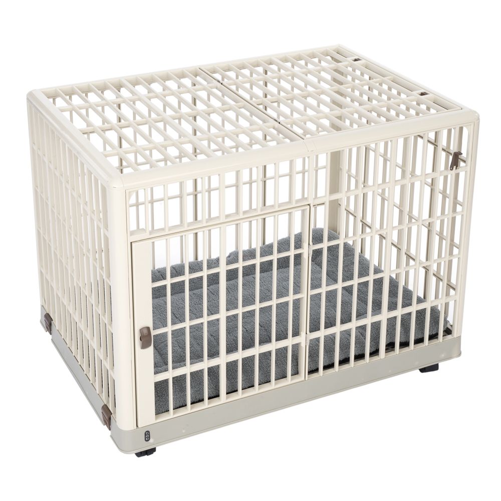 TIAKI Indoor Pet Crate with Cushion Size S: 64.5 x 50 x 56 cm (L x W x H)