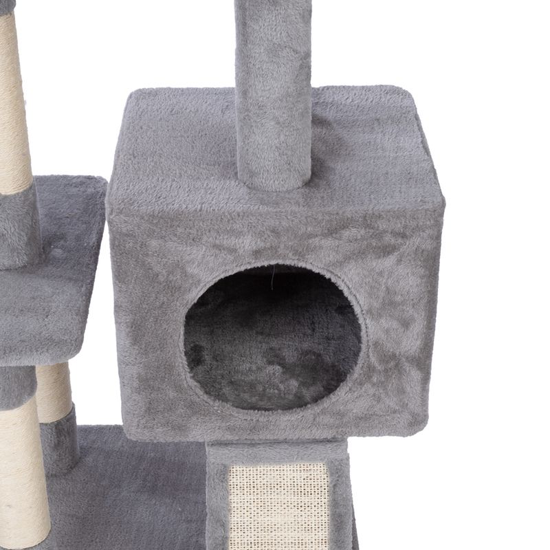 zooplus Basics Scratching Tree - Large Grey