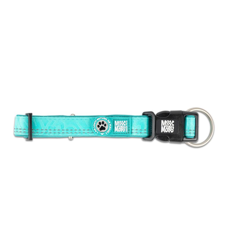 Max & Molly Smart ID Collar Matrix 2.0 - Turquoise M: 34-55cm Neck Circumference